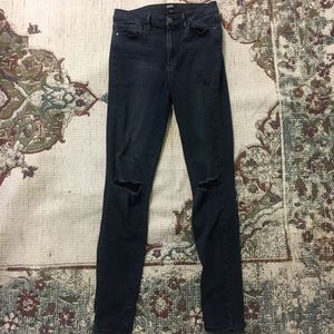 Paige black Deconstructed Margot jeans